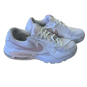 Nike‎ Women's White and Light Pink Sneakers